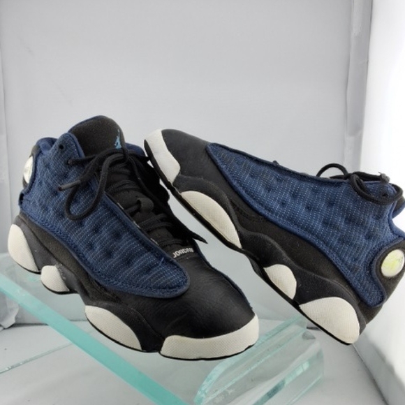 Jordan Kids Shoes in Black and Blue - Picture 2 of 5